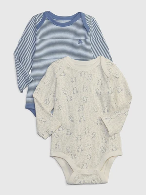 GAP Baby bodysuit made of organic cotton, 2 pcs - Boys
