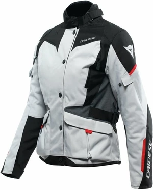 Dainese Tempest 3 D-Dry® Lady Glacier Gray/Black/Lava Red 52 Textiljacke