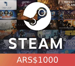 Steam Gift Card 1000 ARS AR Activation Code