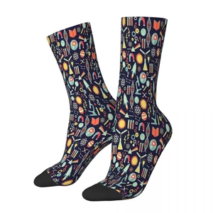 Studies Chemistry Chemist Science Scientist Socks Male Mens Women Spring Stockings Harajuku