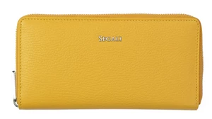 SEGALI Dámská kožená peněženka 7395 yellow