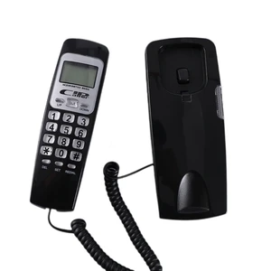 Corded Phone Small Corded Landline Redialing LCD Display Home Telephone