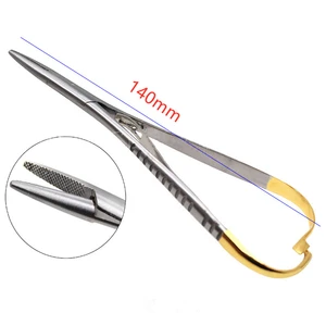 Dental Orthodontic Mathieu Needle Holder Standard 14cm Extra Fine Beak Forceps Plier Dental Dentist Surgical Instrument