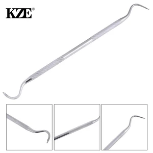 1PCS Stainless Steel Double Ends Dentist Teeth Clean Hygiene Explorer Probe hook Pick Dental Tool Products