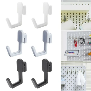 20Pcs HIPS Shelf Peg Hook High-quality Storage Tool Detachable Hole Board Hook Waterproof Pegboard Holders Workbench