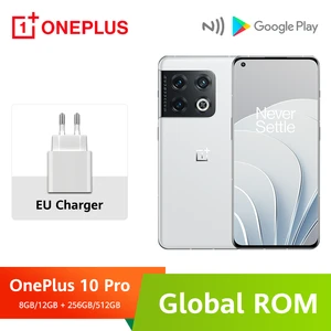 OnePlus 10 Pro 10pro 5G Global Rom 8GB 128GB Snapdragon 8 Gen 1 80W Fast Charging Cellphones