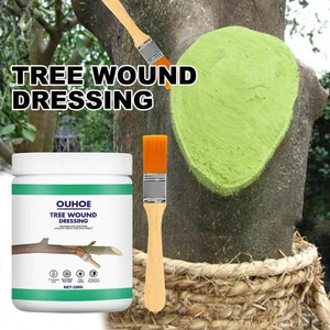 Tree Pruning Sealer Grafting Plant Grafting Pruning Sealer With Brush Bonsai Cut Wound Paste Tree Repair Agent Repair Tools