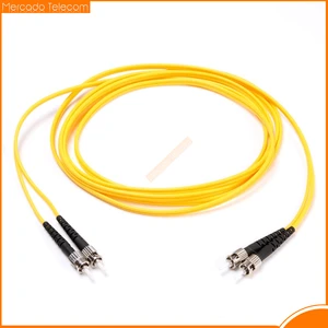 Double ST UPC To ST UPC Simplex 3.0mm PVC Single Mode Fiber Patch Cable Fiber Optic Patch Cord Cable 1m 2m 5m 10m