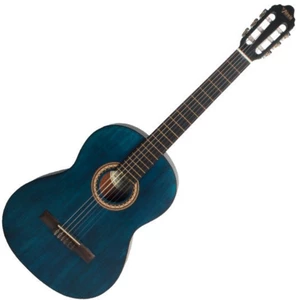 Valencia VC204 4/4 Transparent Blue Guitarra clásica