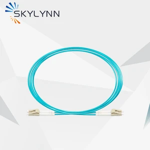 20PC Profesional Telcom LC/UPC-LC/UPC Duplex 2.0mm Multi Mode OM3 Aqua LSZH Jacket Fiber Optic Patch Cord 0.5M/1M/2M/3M/5M