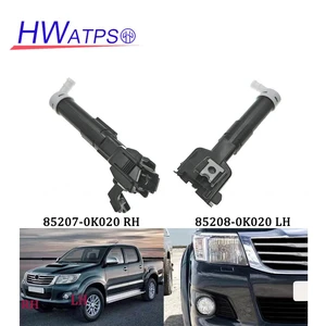 Car Left & Right Headlight Washer Jet Nozzle Cylinder 85207-0K020 RH 85208-0K020 LH For Toyota Hilux 2011-2015 85046-71020