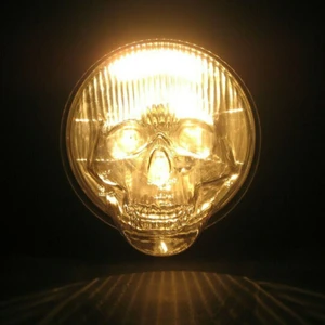 Skull Headlight Covers Headlight Covers For Cars&Truck Motorcycle Ghost Rider Head Lamp Protective Shell Car Light Bulb Cover