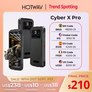 [World Premiere] HOTWAV Cyber X Pro Rugged G99 12GB+256GB 6.78'' FHD+ 90Hz Android 13 108MP 10200mAh Battery 33W Fast Charging