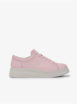 Pink Women's Leather Sneakers Camper - Women