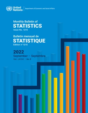 Monthly Bulletin of Statistics, September 2022 / Bulletin mensuel de statistiques, septembre 2022