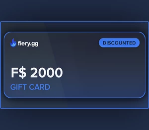 Fiery.gg F$2000 Balance Gift Card