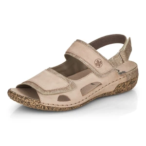 Sandály RIEKER V7284-60 béžová EU 37