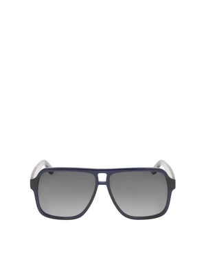 Granatowe okulary przeciwsłoneczne męskie aviatory