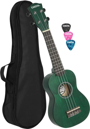 Cascha HH 3963 Ukulele soprano Verde