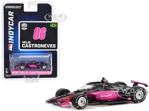 Dallara IndyCar 06 Helio Castroneves "AutoNation - SiriusXM" Meyer Shank Racing "NTT IndyCar Series" (2023) 1/64 Diecast Model Car by Greenlight