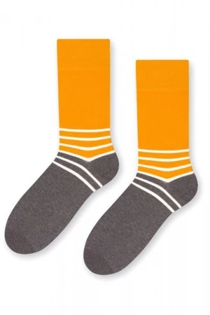 More 079 265 Two colorus žluté/šedé Pánské ponožky 39/42 Mix