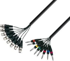 Adam Hall K3 L8 FV 0500 5 m Cable multinúcleo