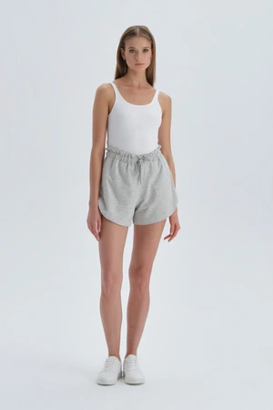Dagi Gray Melange Shorts