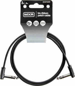 Dunlop MXR DCISTR3RR Ribbon TRS Cable Negro 0,9 m Angulado - Angulado Cable adaptador/parche