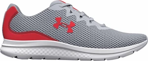 Under Armour UA Charged Impulse 3 Running Shoes Mod Gray/Radio Red 42 Pantofi de alergare pe șosea