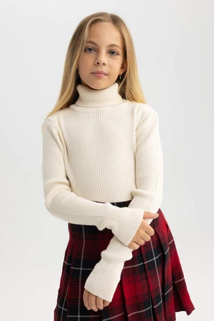 DEFACTO Girl Regular Fit Turtleneck Pullover