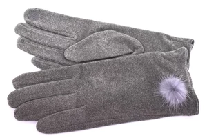 Elegantní dámské rukavice - šedá