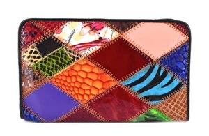 Dámská kožená peněženka z pravé kůže - vícebarevná 6