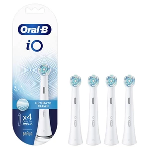 Náhradná kefka Oral-B iO Ultimate Clean White 4 ks náhradná čistiaca hlavica • 4 ks v balení • kompatibilná s elektrickými kefkami Oral-B iO • vhodná 