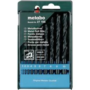 Sada spirálových vrtáku do kovu Metabo 627158000, 10 ks