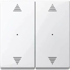 Kolébkové tlačítko Merten KNX Systeme, polární bílá, 619719, 1 ks