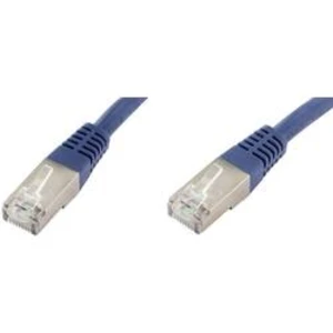 Síťový kabel RJ45 econ connect F6TP2BL, CAT 6, S/FTP, 2.00 m, modrá