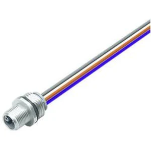 Upravený zástrčkový konektor pro senzory - aktory Binder 09 0641 700 05 zástrčka, vestavná rovná, Pólů: 5, 1 ks