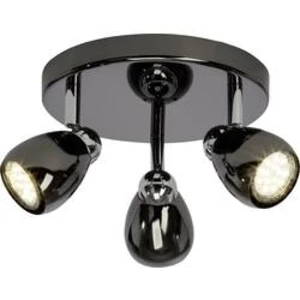 Stropní lampa LED GU10 9 W Brilliant Milano G21734/76 chrom, černá