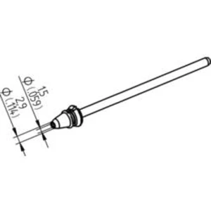 Konický odsávací hrot Ersa 0742ED1529H/SB 0742ED1529H/SB, 79.25 mm, 1 ks