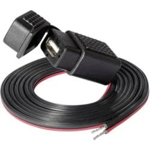 USB zásuvka s krytem a kabelem ProCar, 68302111, 1,5 m, 12 V ⇔ 5 V, 1 A