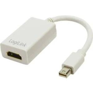 DisplayPort / HDMI adaptér LogiLink CV0036A CV0036A, [1x mini DisplayPort zástrčka - 1x HDMI zásuvka], bílá