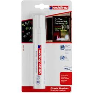 Edding 4090, 4-4090-1-1049 křídový popisovač , 4 mm, 15 mm, bílá