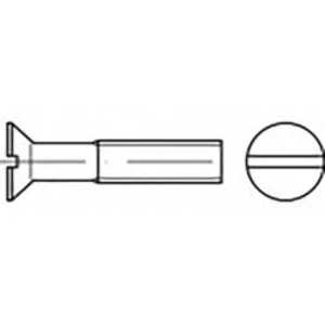 Zápustný šroub TOOLCRAFT TO-6867951, N/A, M6, 25 mm, Ušlechtilá ocel V4A , 100 ks