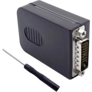 DVI konektor Quadrios 2001C225 zástrčka, rovná, pólů 26, černá, 1 ks