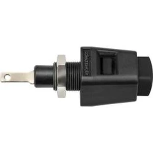Rychloupínací svorka Schützinger ESD 6554 / SW, 5 A, černá, 1 ks