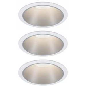 Vestavné svítidlo Paulmann 93410, 6.50 W, N/A, sada 3 ks, bílá, stříbrná
