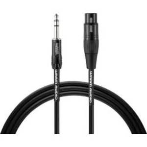 Kabel Warm Audio 55-90056, [1x jack zástrčka 6,3 mm - 1x jack zástrčka 6,3 mm], 1.50 m, černá