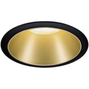 LED vestavné svítidlo Paulmann 93395, N/A, černá (matná), zlatá