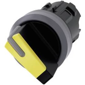 Kloubový spínač Siemens 3SU1032-2BC30-0AA0, otočný přepínač, 1 x 45 °, pískově šedá , žlutá, 1 ks