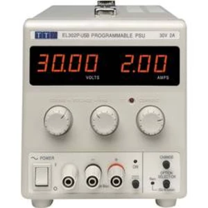 Laboratorní zdroj s nastavitelným napětím Aim TTi EL302P-USB, 0 - 30 V/DC, 0 - 2 A, 60 W, Počet výstupů: 1 x